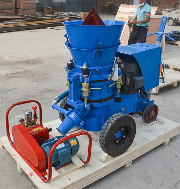 GZ-3ER refractory gunite machine with air compressor